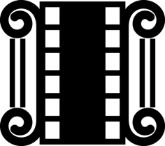 Renaissance Cinema Stencil Svg Vector, Free Vectors File